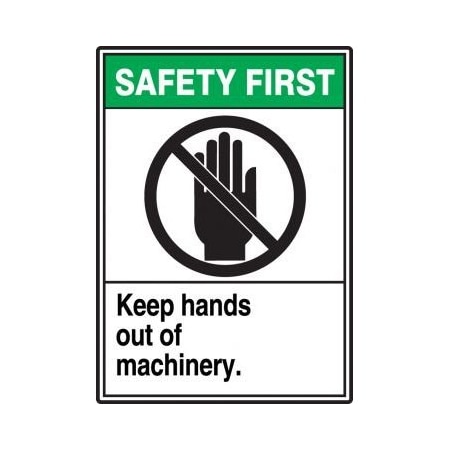 ANSI SAFETY LABEL KEEP HANDS OUT OF LEQM903XVE